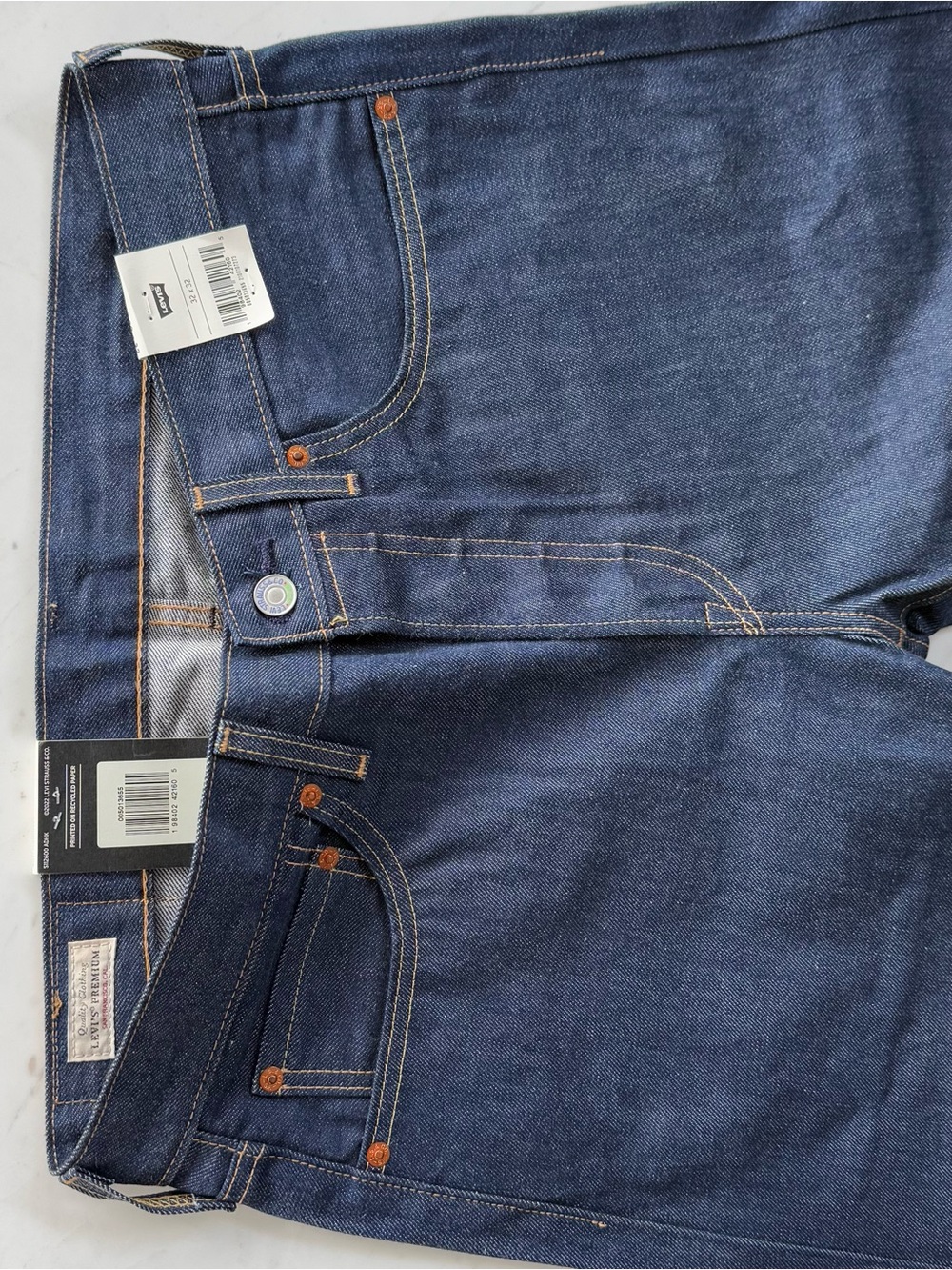 New LEVI’S Premium 501 Button Your Fly Original 32x32 men’s - Picture 5 of 16